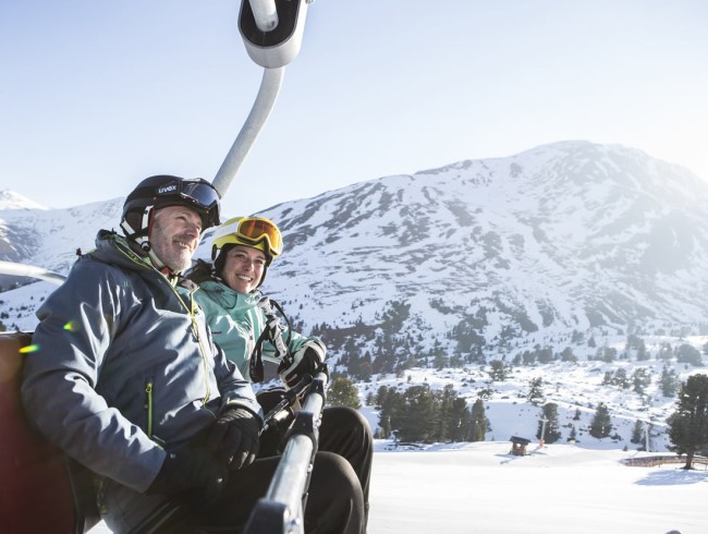 Moderne Liftanlagen im Skiparadies Nauders am Reschenpass © TVB Tiroler Oberland_Daniel Zangerl